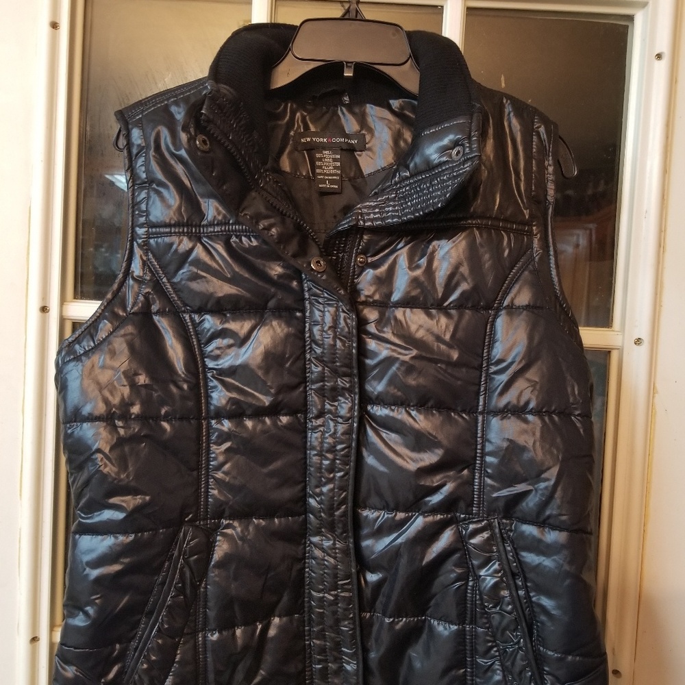 New York & Company Black Vest